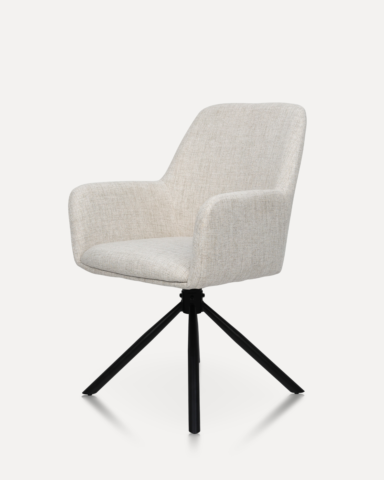 スイベルファブリックダイニングチェア