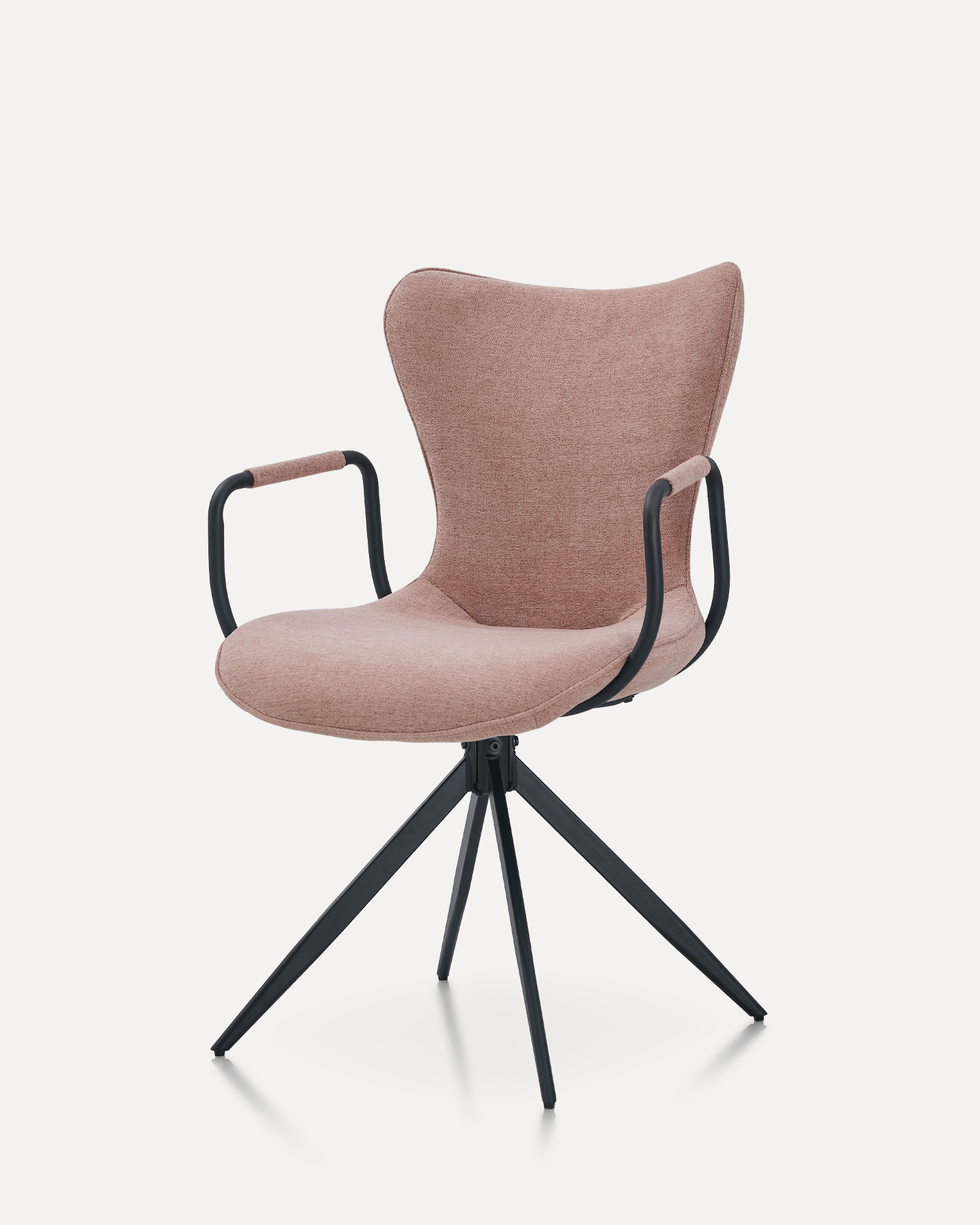 腕付きの現代的なダイニングチェア