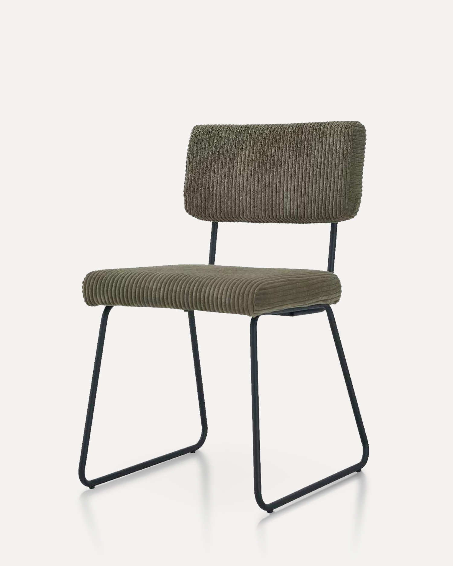 コーデュロイファブリックダイニングチェア