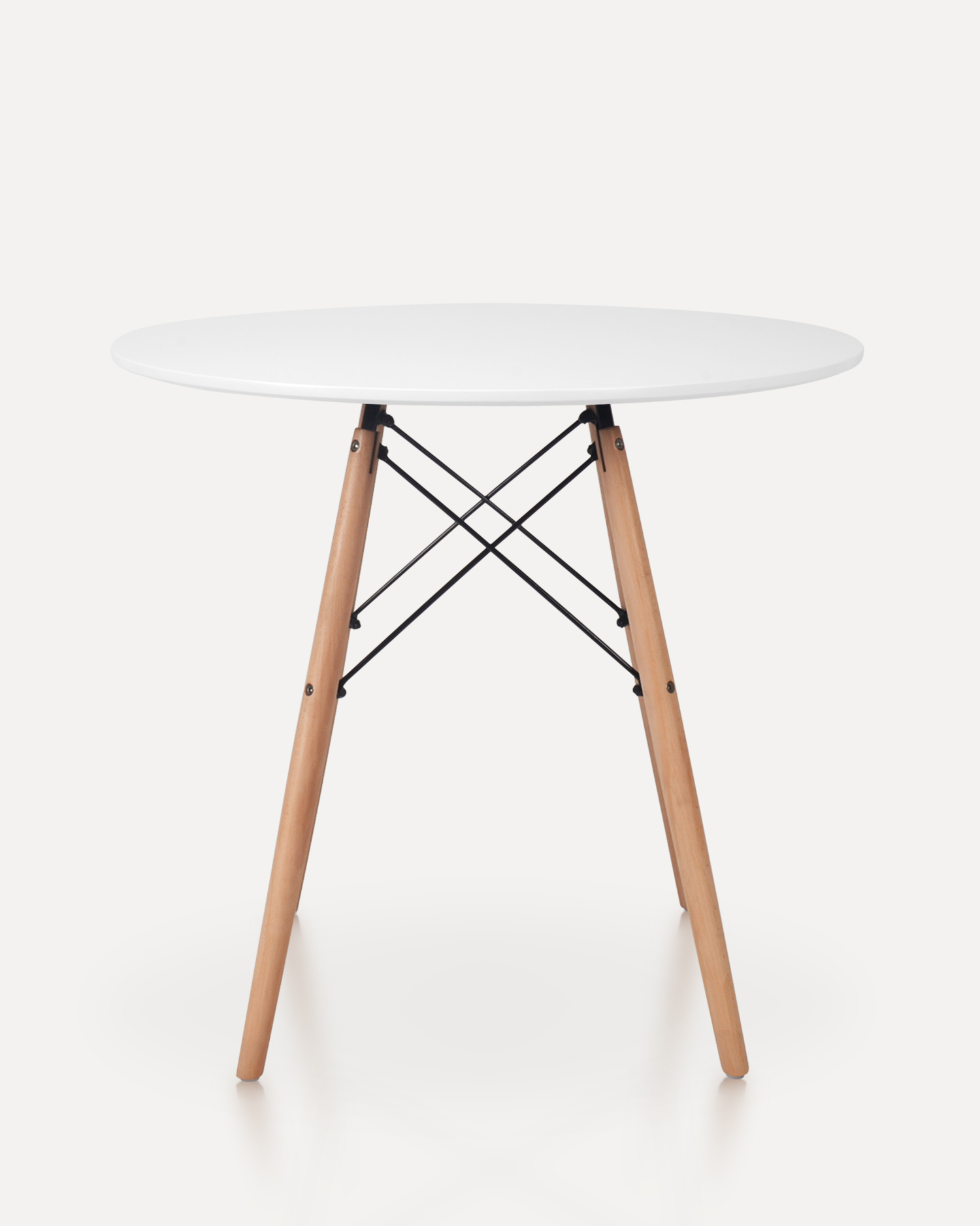 ノルディックラウンドウッドダイニングテーブル